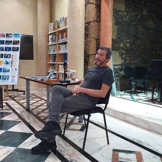 José Luis González-Ruano en uno de sus últimos actos en Telde (Foto TA)