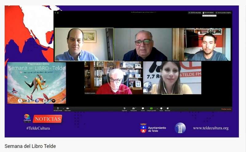 Participantes en la videollamada (Foto TA)