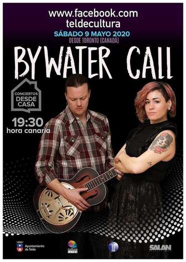 Cartel del concierto en directo de esta tarde de la banda canadiense (Foto TA)