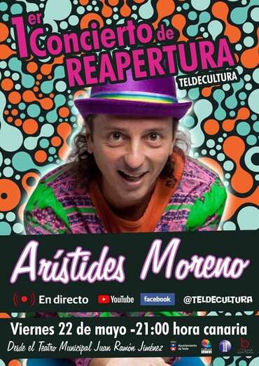 Cartel del concierto de esta noche en Telde (Foto TA)