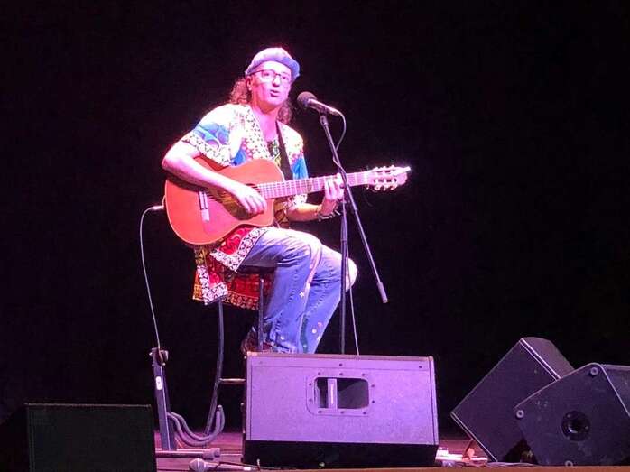 Momento del concierto de anoche (Foto TA)