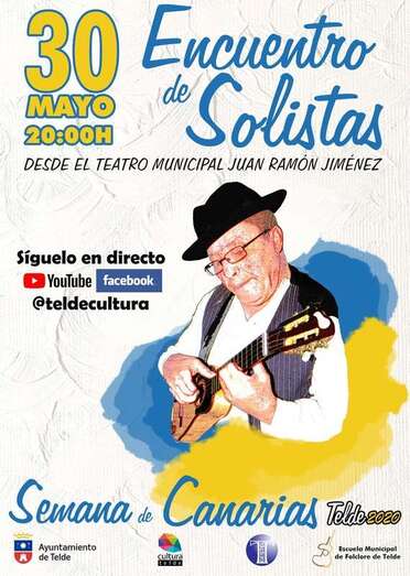 Cartel del encuentro de solistas (Foto TA)