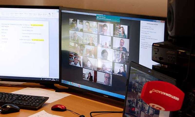 Imagen de la reunión de directores de bandas municipales de música (Foto Nuestras Bandas de Música)