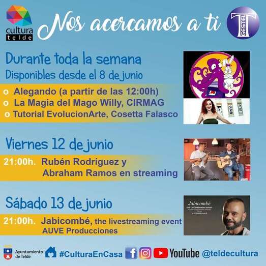 Cartel de los eventos culturales de la semana (Foto TA)