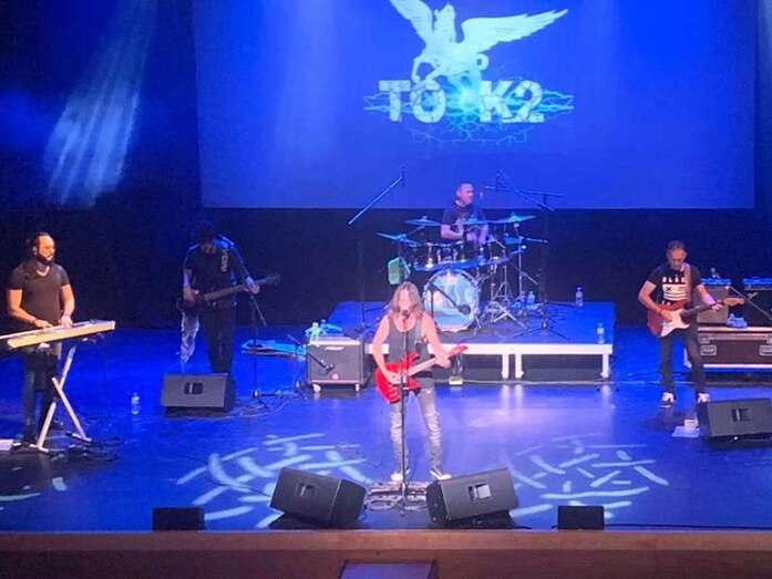 Momento del concierto de anoche (Foto TA)