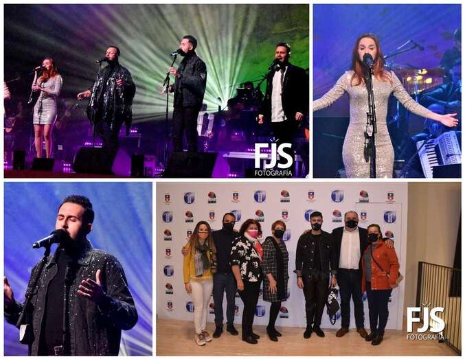 Momentos del espectáculo de esta tarde en el Teatro de Telde/Francisco Javier Santana.