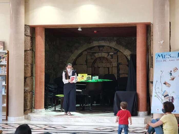 Las sesiones de cuento estuvieron a cargo de Cristina Martín/TA.