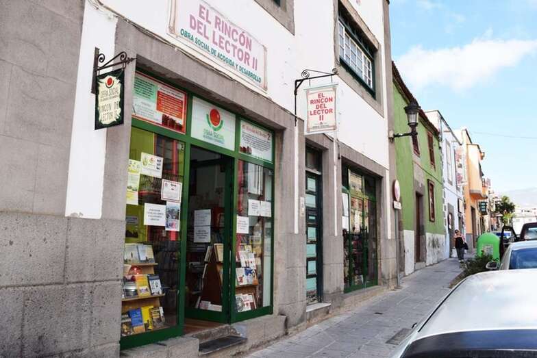 Librería El Rincón del Lector de la Obra Social de Acogida en Telde/TA.