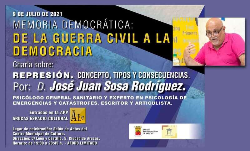 Cartel anunciador del acto/TA.