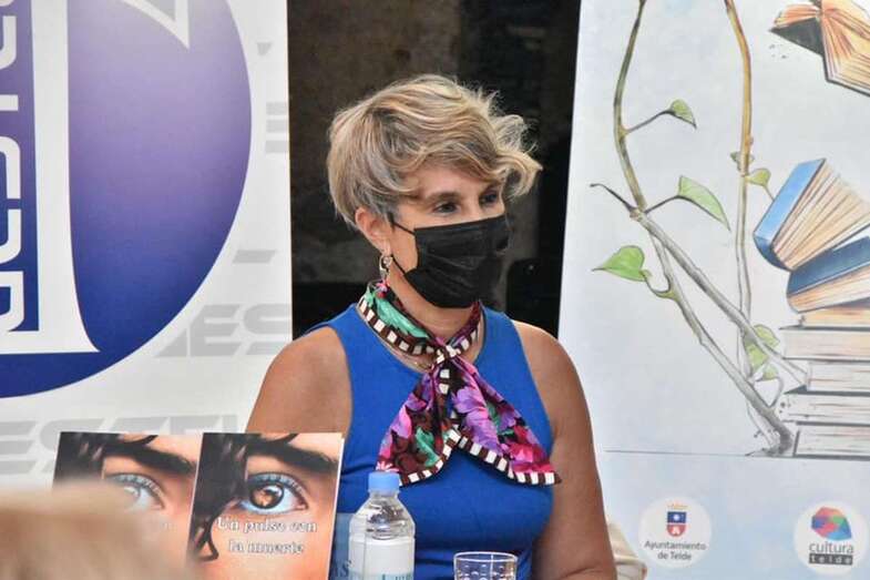 Fefi Martín, en un acto celebrado en Telde/TA.