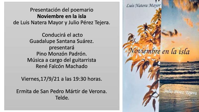 Cartel divulgador de la presentación del libro/TA.