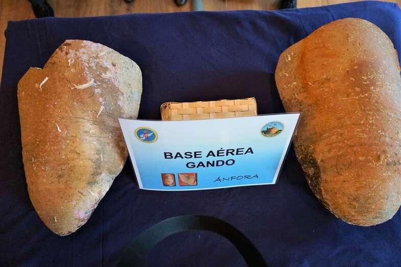 La pieza se descubrió durante unos trabajos submarinos para el Ejército del Aire / TA