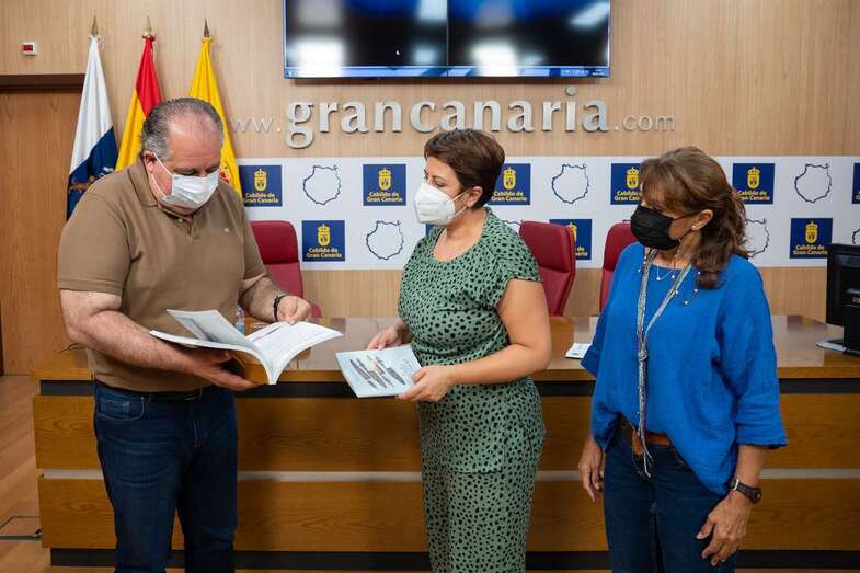 Momento de la presentación del documental días atrás en el Cabildo/TA.