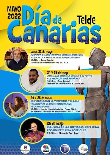 Cartel con las ponencias de este martes/TA.