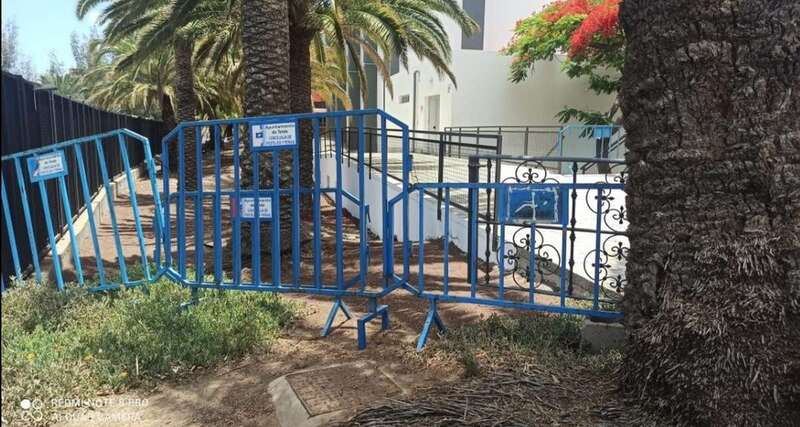 Obras de mejora de la accesibilidad al Teatro Municipal/TA.