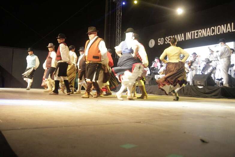 Actuación del grupo El Salitre del Faycán de Telde/TA.