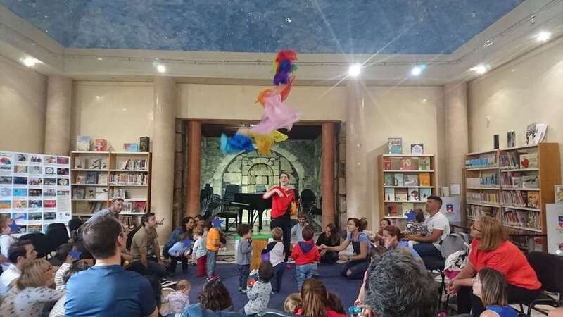 Imagen de una actividad en la Biblioteca Saulo Torón/TA.