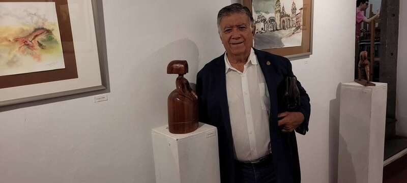 Máximo Riol, tras el reconocimiento de la Escuela Luján Pérez/Jesús Ruiz Mesa.