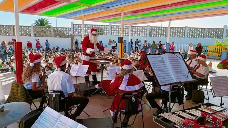 Concierto de este jueves en el CEIP León y Castillo/TA.