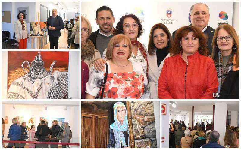 Imágenes de la muestra pictórica inaugurada este viernes/FJS Fotografía.