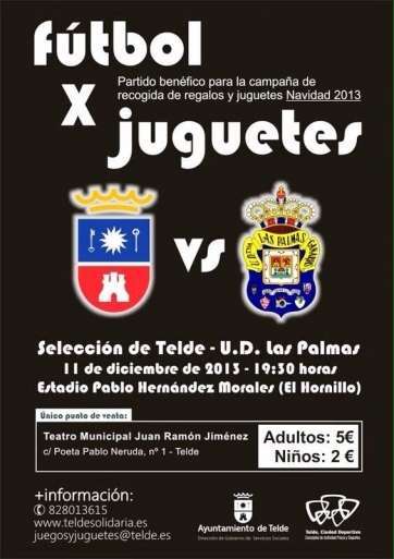 Cartel del partido (Foto TA)