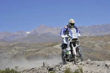 Pedro Peñate, en la prueba (Foto TA)