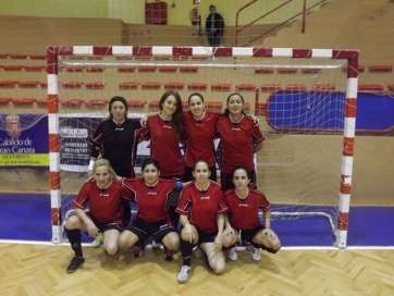 Formación del CD TeldeSala en el partido contre el Preconte B (Foto TA)