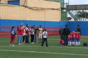 Imagen de archivo de un partido de fúbol base (Foto TA)