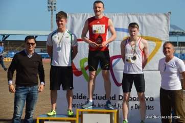 Una de las pruebas celebradas esta mañana en Telde (Foto Antonio Alí)