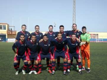 Formación de la UD Telde (Foto TA)