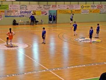 Momento del partido del Faycán contra el TeldeSala (Foto cedida por Ciara Hernández)