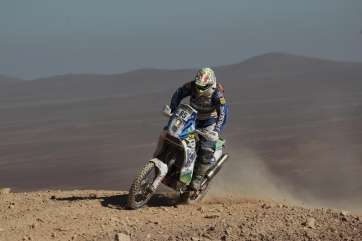 Pedro Peñate, en la dura prueba (Foto Maindru)