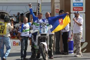 Pedro Peñate,  en la rampa final de meta de Valparaíso (Maindru Photo)