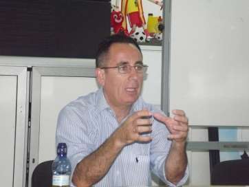 Miguel Quintana, presidente de la UD Telde (Foto TA)