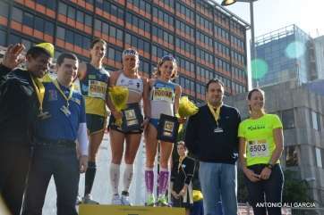 Podio femenino (Foto Antonio Alí)