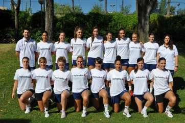 Formación del Helvetia BM Alcobendas (Foto TA)