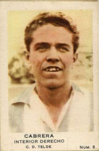 Juan Cabrera Zurita, en su época de jugador del CD Telde (Foto TA)