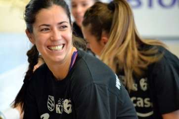 Tiddara Trojaola, durante la estancia del Rocasa en Togliatti -Rusia- (Foto TA)