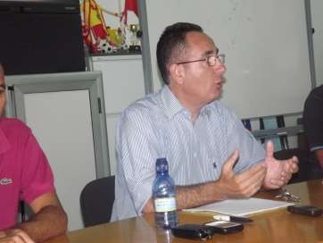 Miguel Quintana, presidente de la UD Telde (Foto TA)