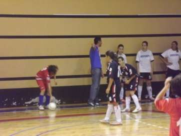 Imagen del partido del Preconte contra el Navalcarnero en casa (Foto TA)