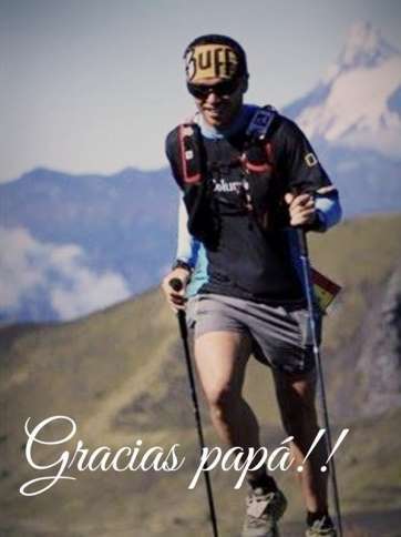 Marcos Yánez homenajea a su padre con una foto de agradecimiento (Foto TA)