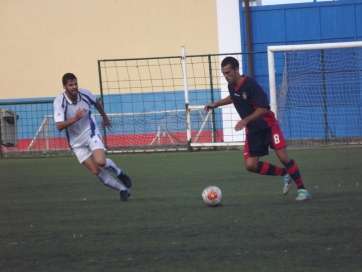 Imagen del partido de la primera vuelta (Foto TA)