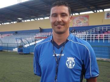 Jero Santana, entrenador de la UD Telde (Foto TA)