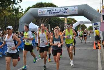 Imagen de archivo de una edición anterior de los 10 km urbanos de Telde (Foto TA)