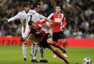 Abraham Noé, en un partido en su época en el Murcia en Primera División (Foto TA)
