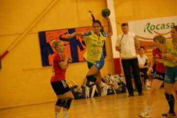 Almudena Rodríguez, la mejor del equipo por segunda semana consecutiva (Foto M.A. Suárez)