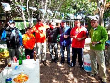 Familia del Club de Tiro Telde en la jornada (Foto TA)
