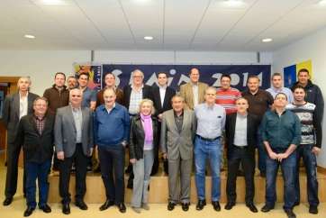 Encuentro de representantes de clubes deportivos de la Isla con el consejero insular del área (Foto TA)