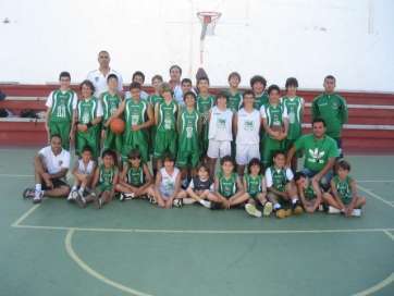 Formación del CB Juventud Telde (Foto TA)