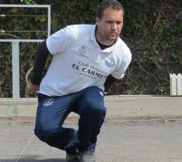 Imagen de un partido de petanca durante el pasado fin de semana (Foto: TA)